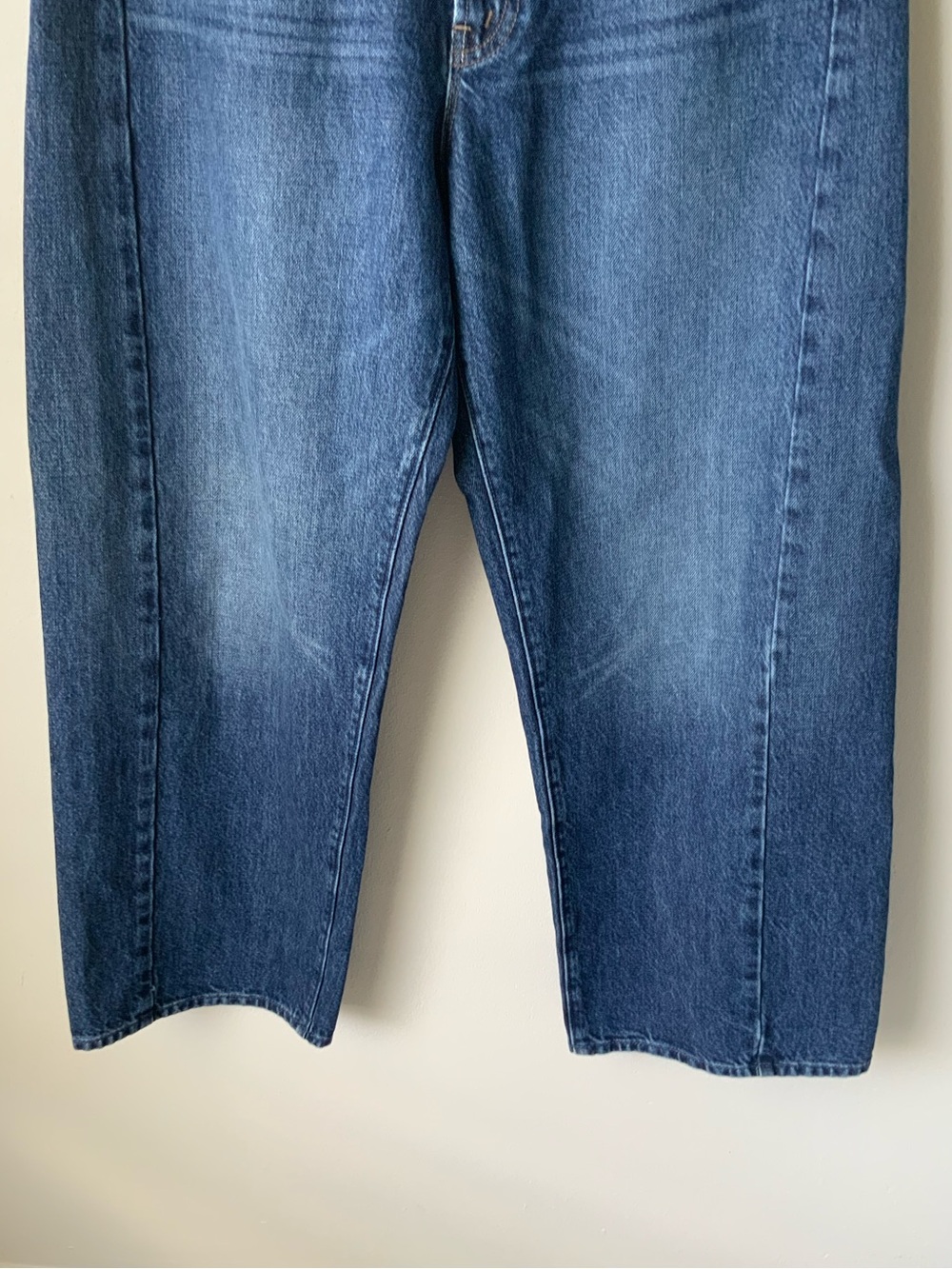 MOTHER SUPERIOR Jeans Half-Pipe Ankle Did You Bring Me Anything Blue Size 28 - Picture 6 of 13